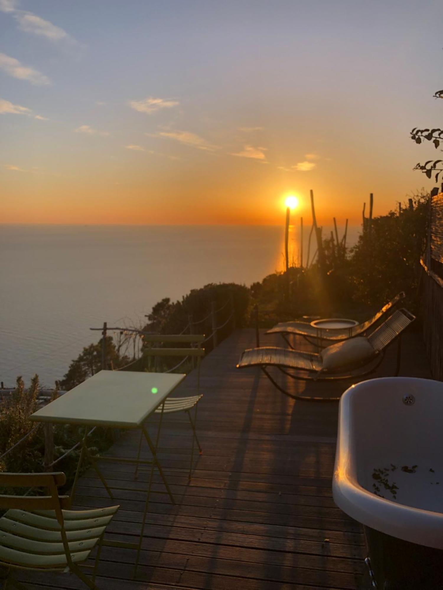 Refuge Uwabio Organic Vineyard Cinqueterre Villa Riomaggiore Kültér fotó